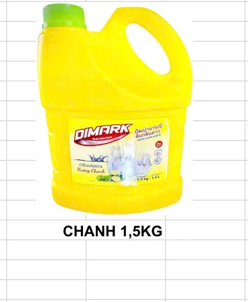 Nước rửa chén Dinark 1,5kg có vòi không mùi