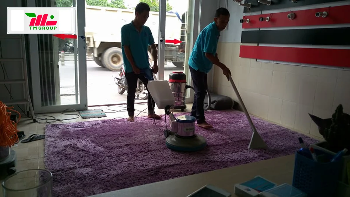 Một số lưu ý khi sử dụng hoá chất khi giặt thảm