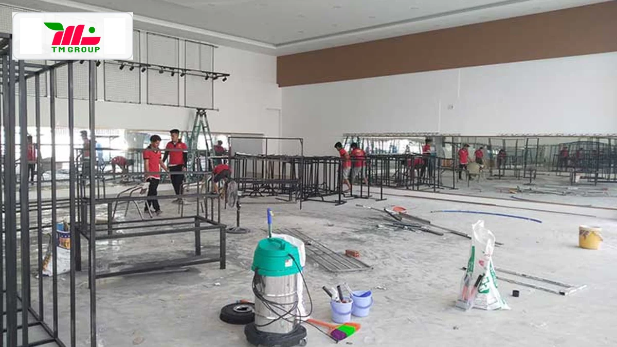 Dịch vụ vệ sinh công nghiệp sau xây dựng